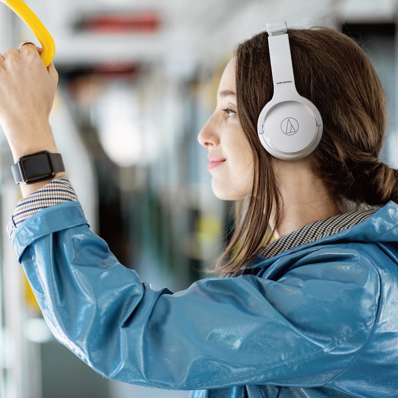 オーディオテクニカ ワイヤレスポータブルヘッドホン ホワイト ATH-S220BT WH ホワイト