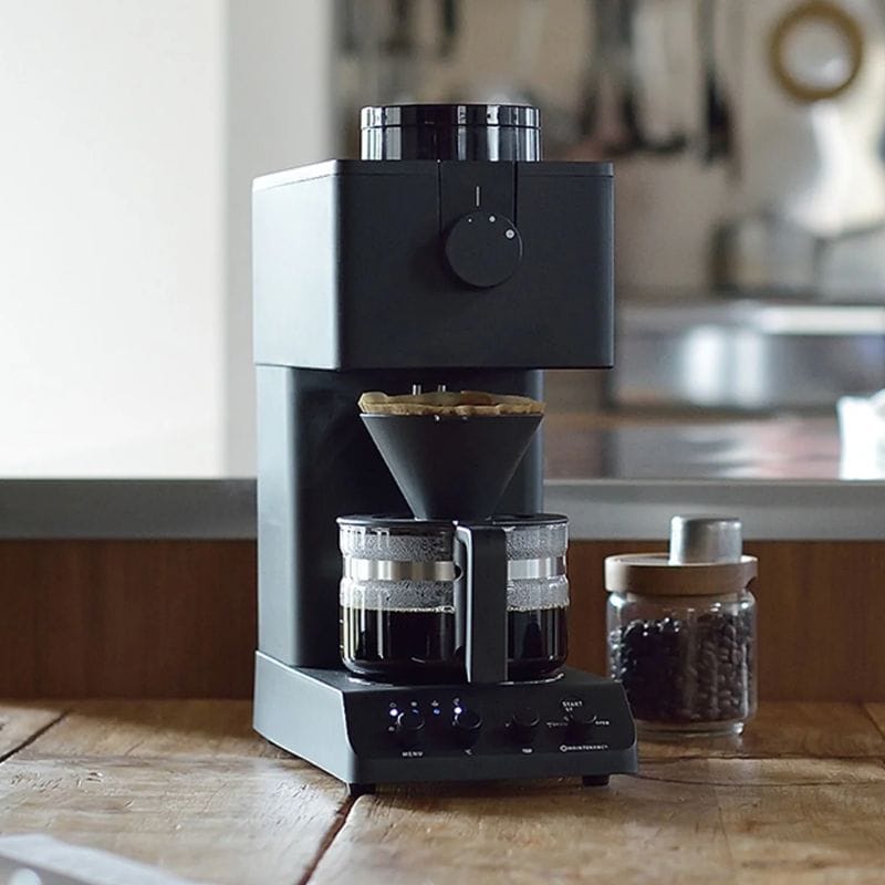 TWINBIRD ツインバード 全自動コーヒーメーカー 3杯用 ブラック CM-D457B ブラック