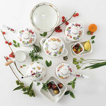 富士ホーロー フルータスコレクションII 20cm(2.9L)両手鍋 FTC-20W 20cm(2.9L)