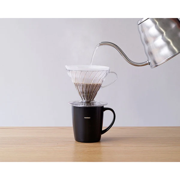 HARIO ハリオ フタ付き保温マグ 300ml ブラック SMF-300-B