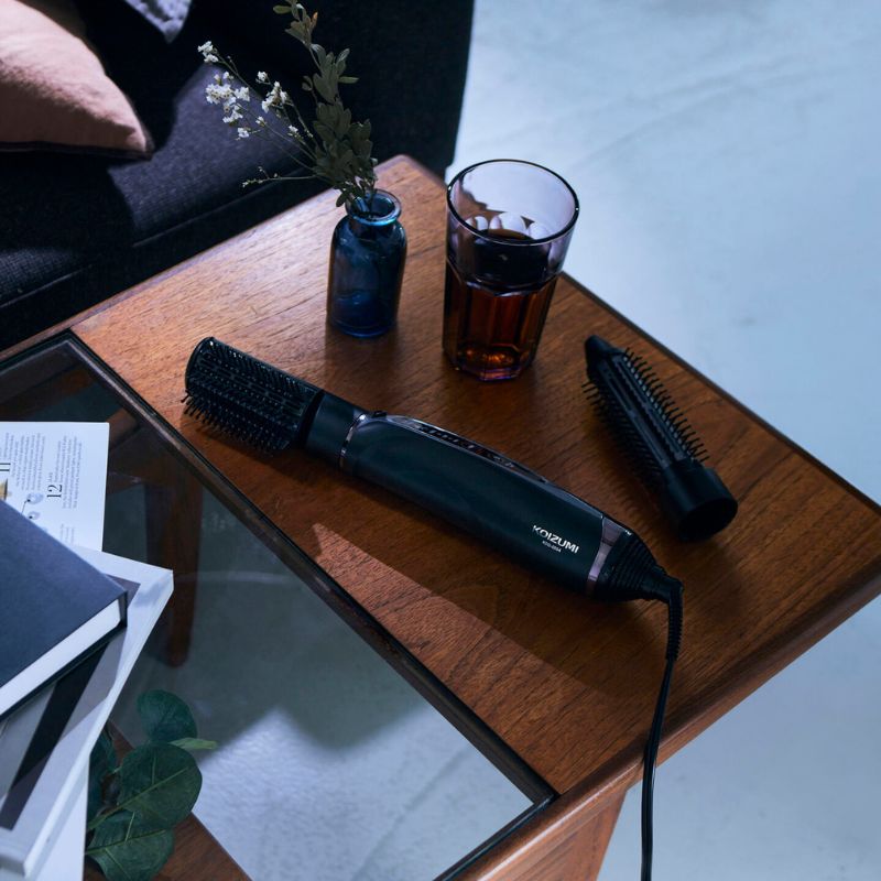 KOIZUMI コイズミ マイナスイオンカーリングドライヤー ブラック KDD-0054/K