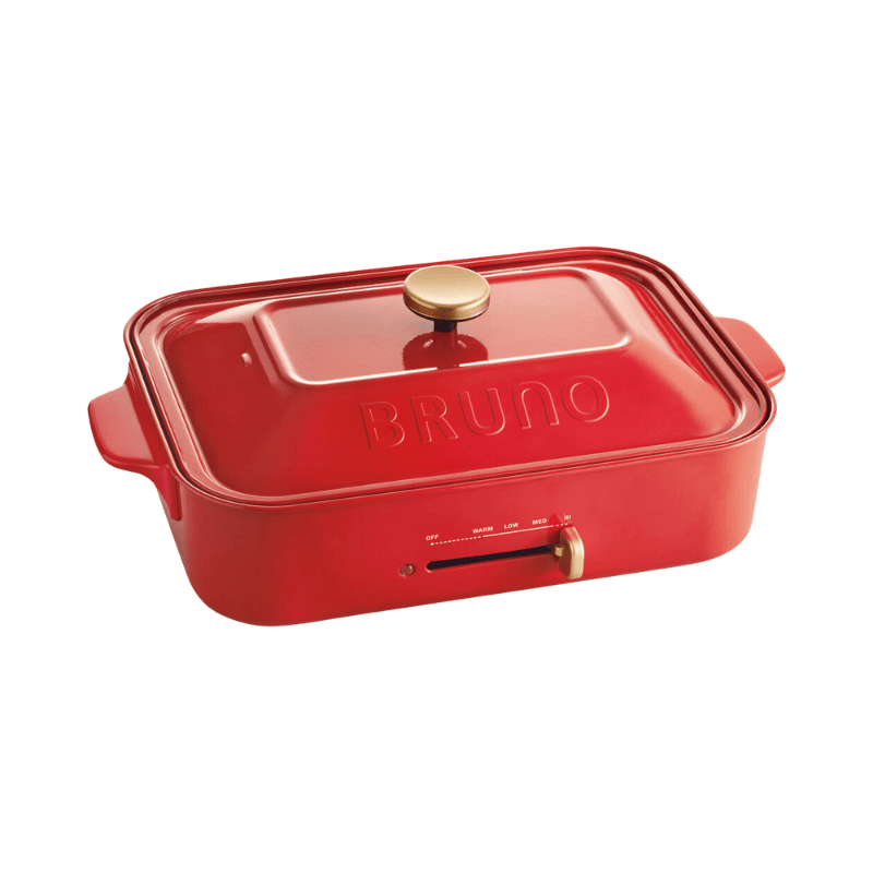 BRUNO ブルーノ コンパクトホットプレート レッド BOE021-RD レッド
