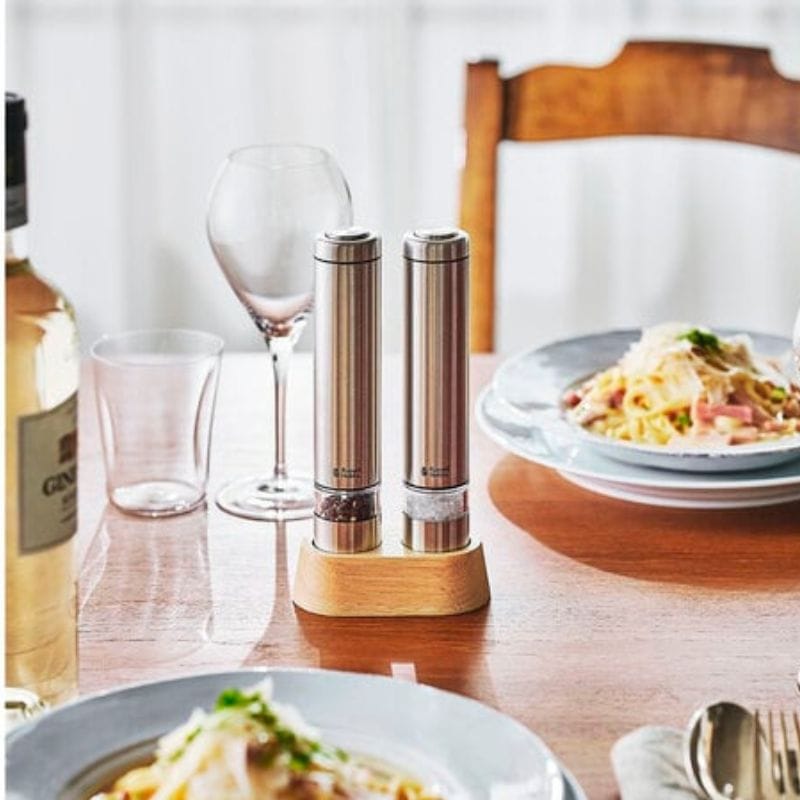 Russell Hobbs ラッセルホブス 電動ミル ソルト&ペッパー ミニ シルバー 7933JP シルバー