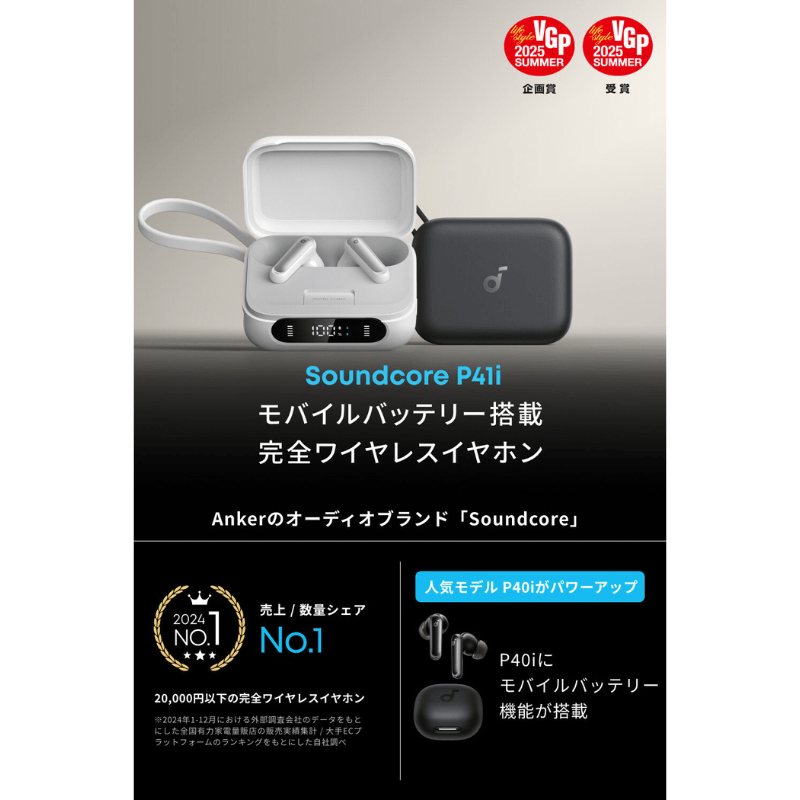 ANKER アンカー Soundcore P41i ホワイト A3937N21 ホワイト