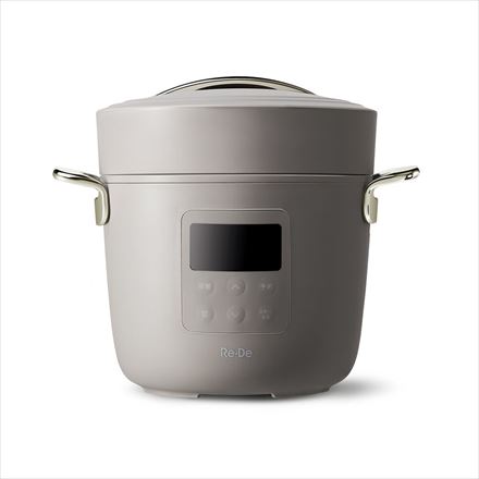 Re・De PCH-20LB BLACK 電気圧力鍋 炊飯器