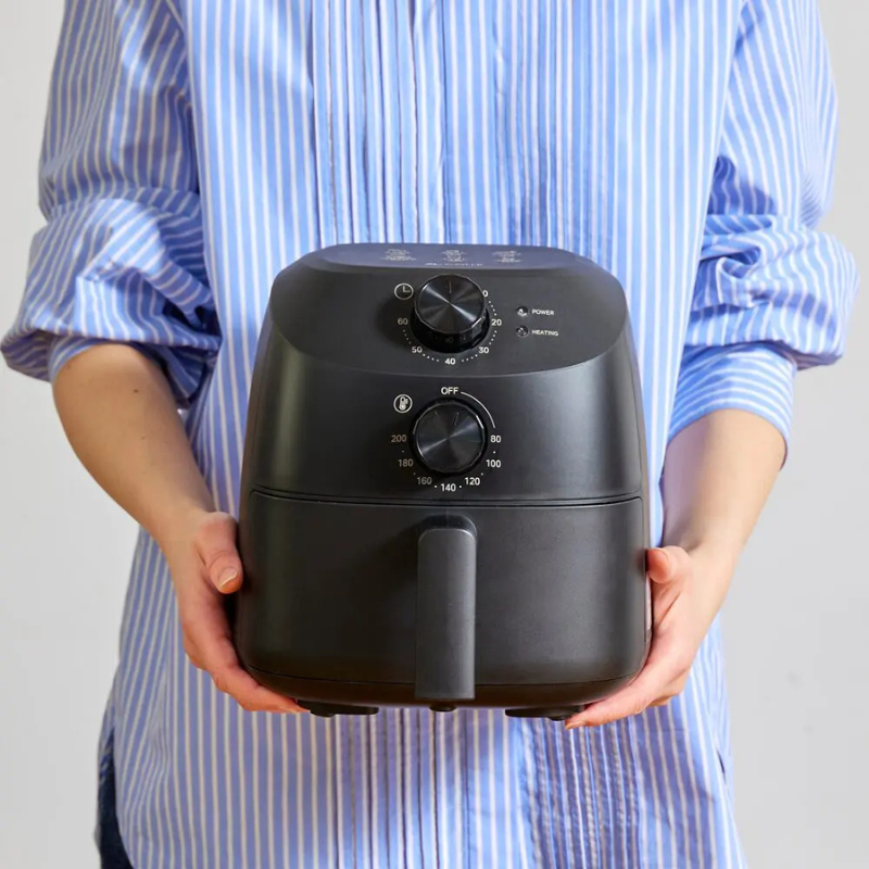 AL COLLE ノンフライクッカー ブラック ANF-1200/KV