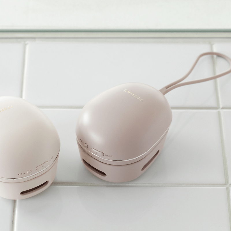 フェスティノ 充電式 EMSヘッドスパ ミニ サンドベージュ SMHB-045-SB サンドベージュ W99xD79xH56mm