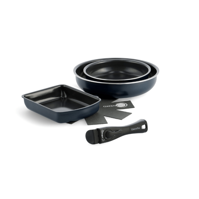 GreenPan グリーンパン クリックシェフ セット5 オックスフォードブルー CC009790-104 オックスフォードブルー セット5