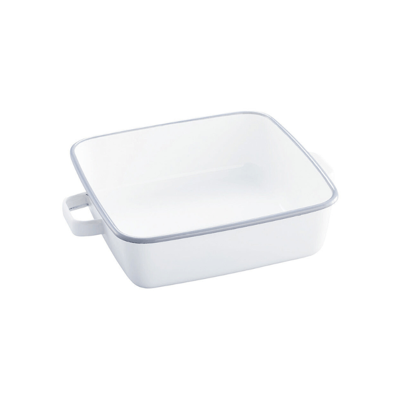 365methods サンロクゴ・メソッド ホーローオーブンディッシュ スクエア ホワイトxライトグレー YY-HA.W ホワイトxライトグレー スクエア