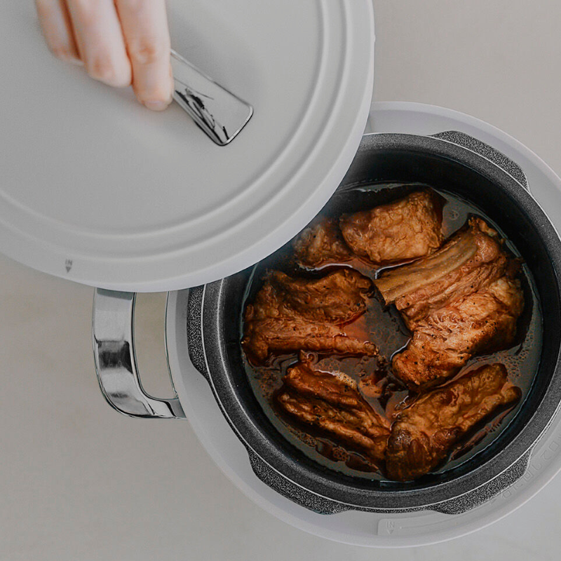 Re・De Pot 電気圧力鍋 2L ホワイト EPC01A-20WT ホワイト