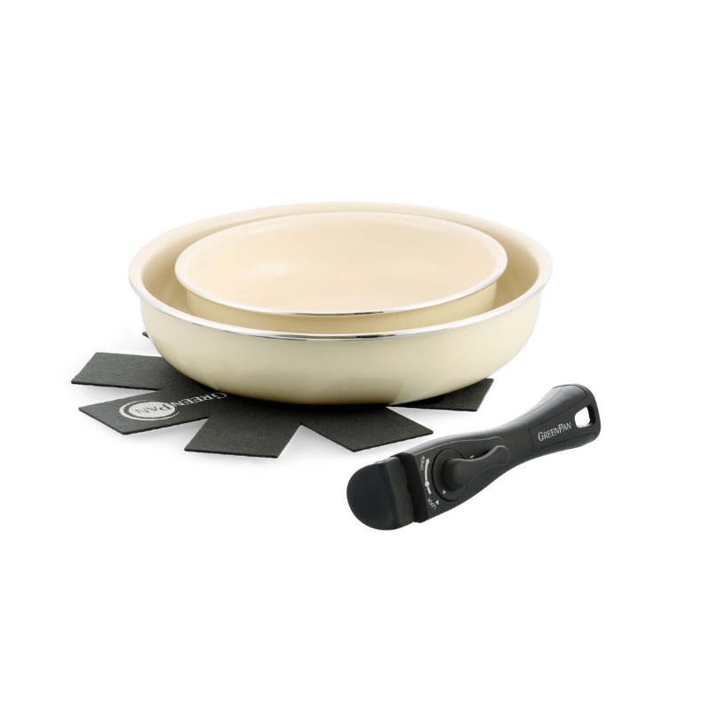 GreenPan グリーンパン クリックシェフ セット4 クリームホワイト CC009787-104 クリームホワイト セット4
