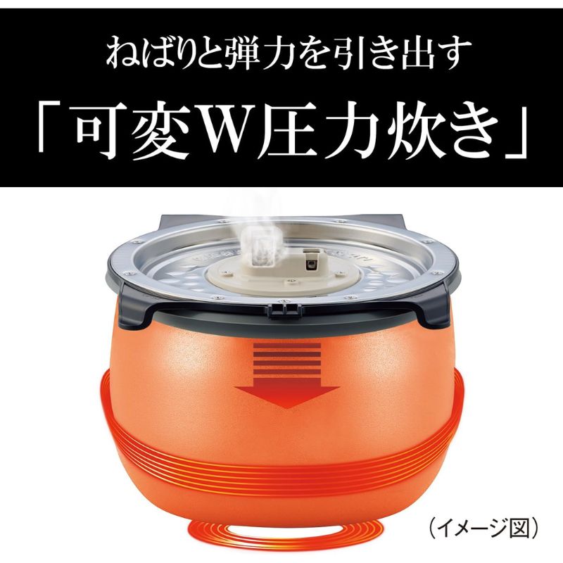 タイガー 圧力IHジャー炊飯器 1升 ピュアホワイト JPI-Y180WY