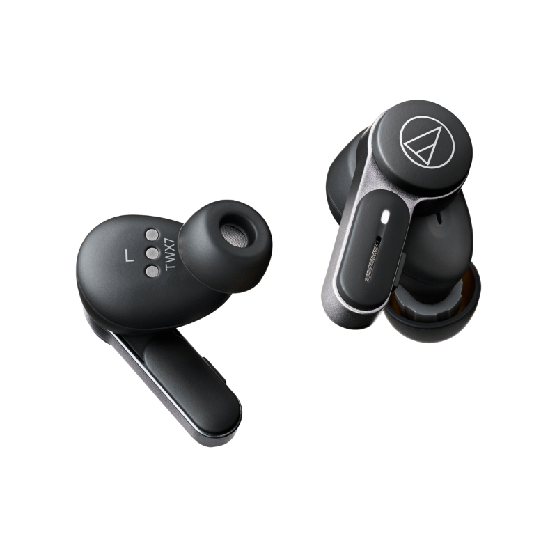 audio-technica オーディオテクニカ ノイズキャンセリング フルワイヤレスイヤホン アッシュブラック ATH-TWX7 BK BK(アッシュブラック)