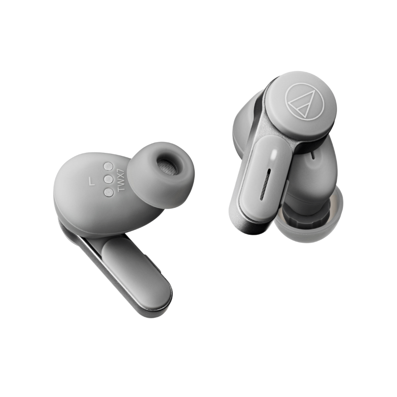 audio-technica オーディオテクニカ ノイズキャンセリング フルワイヤレスイヤホン ストーングレイ ATH-TWX7 GY GY(ストーングレイ)