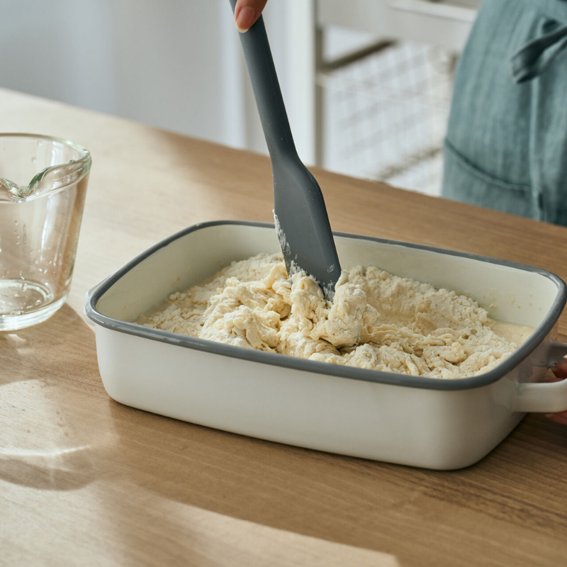 365methods サンロクゴ・メソッド ホーローオーブンディッシュ 浅型M ホワイトxライトグレー YY-HM.W ホワイトxライトグレー 浅型M