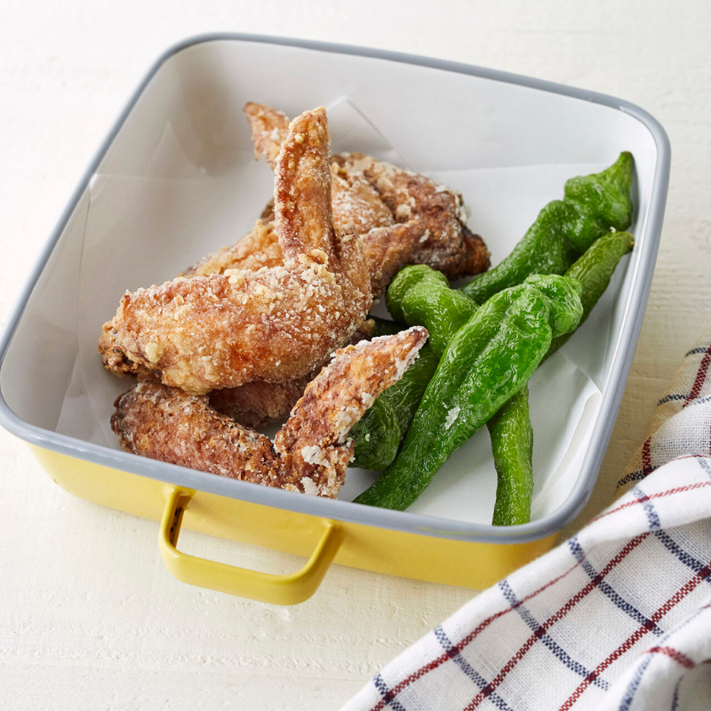 365methods サンロクゴ・メソッド ホーローオーブンディッシュ スクエア イエローxライトグレー YY-HA.Y イエローxライトグレー スクエア