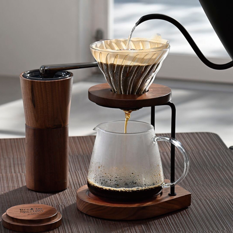 HARIO ハリオ ドリップスタンドセット ウォールナット WDS-1006-WN