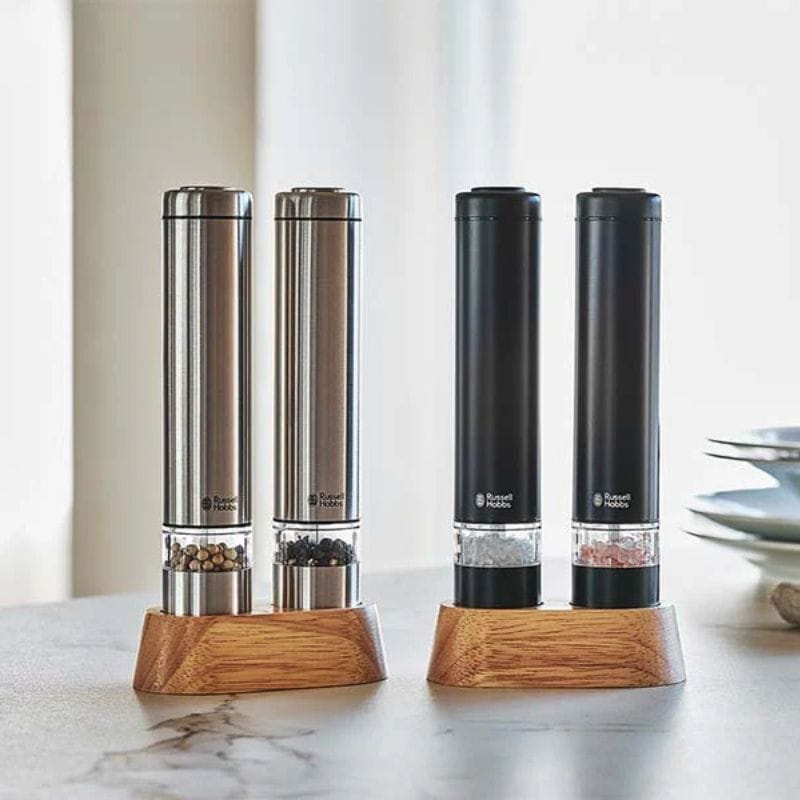 Russell Hobbs ラッセルホブス 電動ミル ソルト&ペッパー ミニ シルバー 7933JP シルバー
