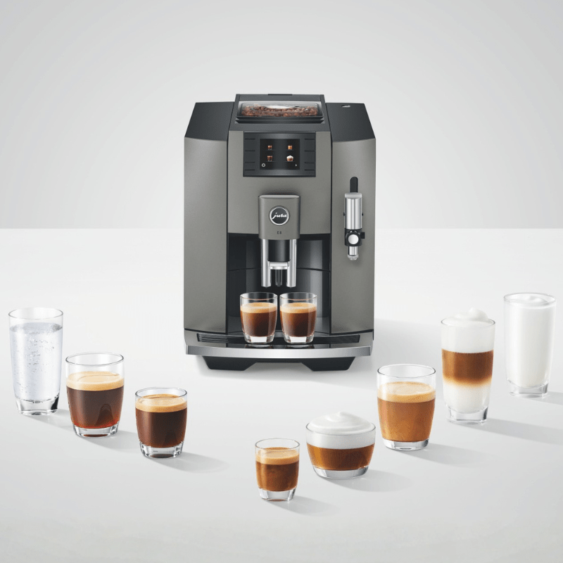 JURA ユーラ 全自動コーヒーマシン E8 DarkInox ダークイノックス 12026