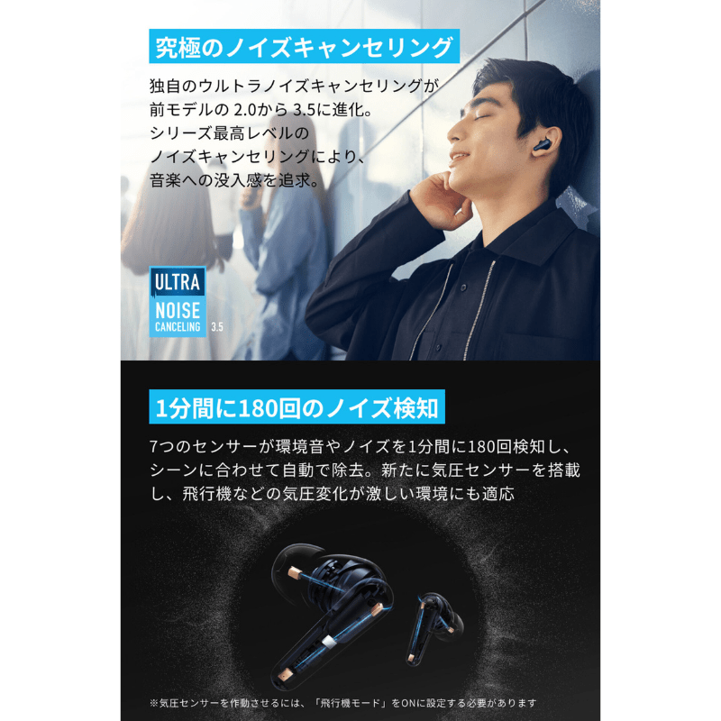 ANKER アンカー Soundcore Liberty 4 Pro ミッドナイトブラック A3954N11 ミッドナイトブラック