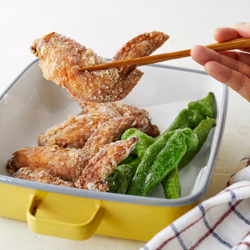 365methods サンロクゴ・メソッド ホーローオーブンディッシュ スクエア イエローxライトグレー YY-HA.Y イエローxライトグレー スクエア