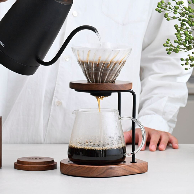 HARIO ハリオ ドリップスタンドセット ウォールナット WDS-1006-WN
