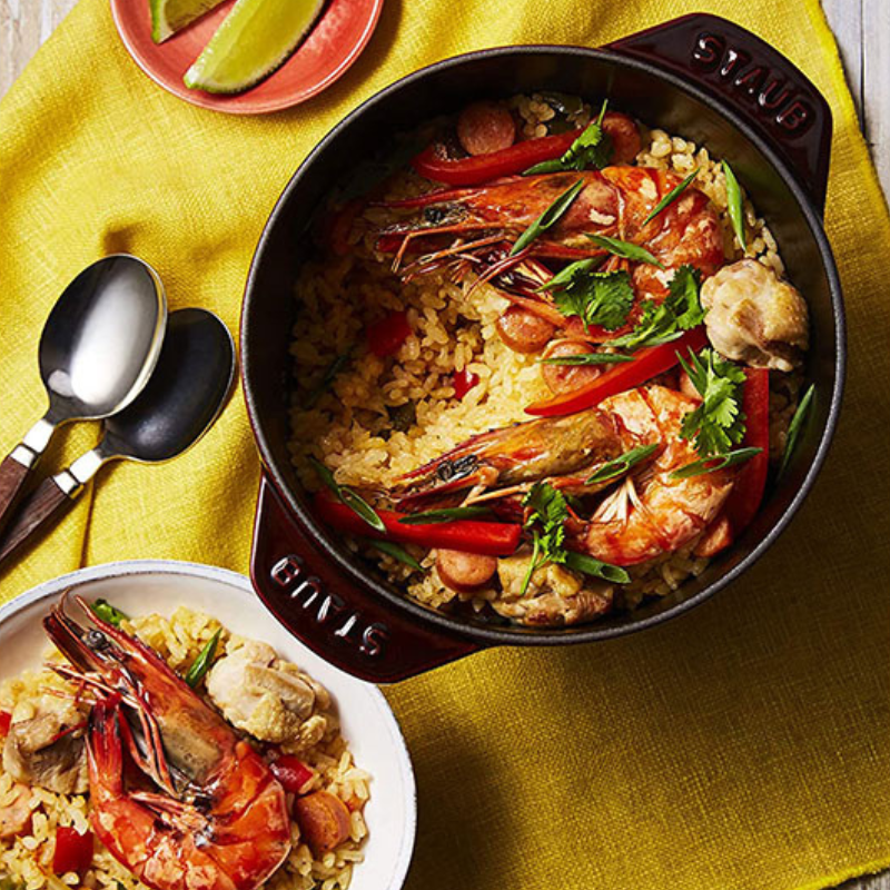 staub ストウブ ラ・ココット de GOHAN 12cm S ブラック 40509-653-0 ご飯鍋 炊飯 1合 鋳物 ホーロー 鍋 炊飯器 IH対応 ブラック 12cm