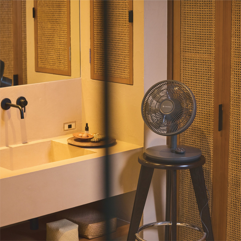 cocono airy fan basic グレー CF-B271SR-GR グレー