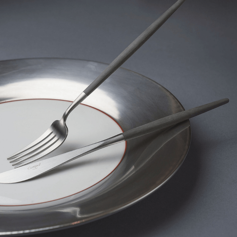 Cutipol クチポール GOAブラックシルバー テーブル6本セット ギフトボックス(ブラック) ブラックボックス 6本入り