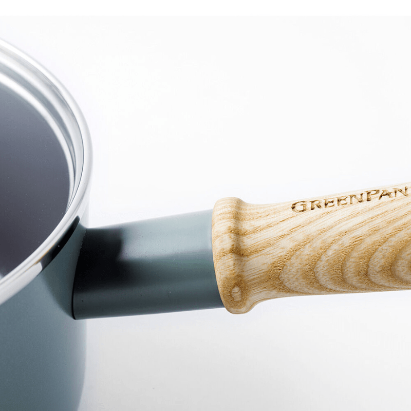 Green Pan グリーンパン メイフラワー ソースパン 片手鍋 16cm 蓋付き IH ガス火対応 CC002176-001