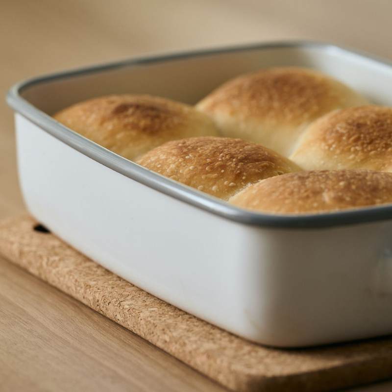 365methods サンロクゴ・メソッド ホーローオーブンディッシュ 浅型M ホワイトxライトグレー YY-HM.W ホワイトxライトグレー 浅型M