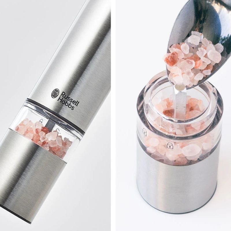 Russell Hobbs ラッセルホブス 電動ミル ソルト&ペッパー ミニ シルバー 7933JP シルバー