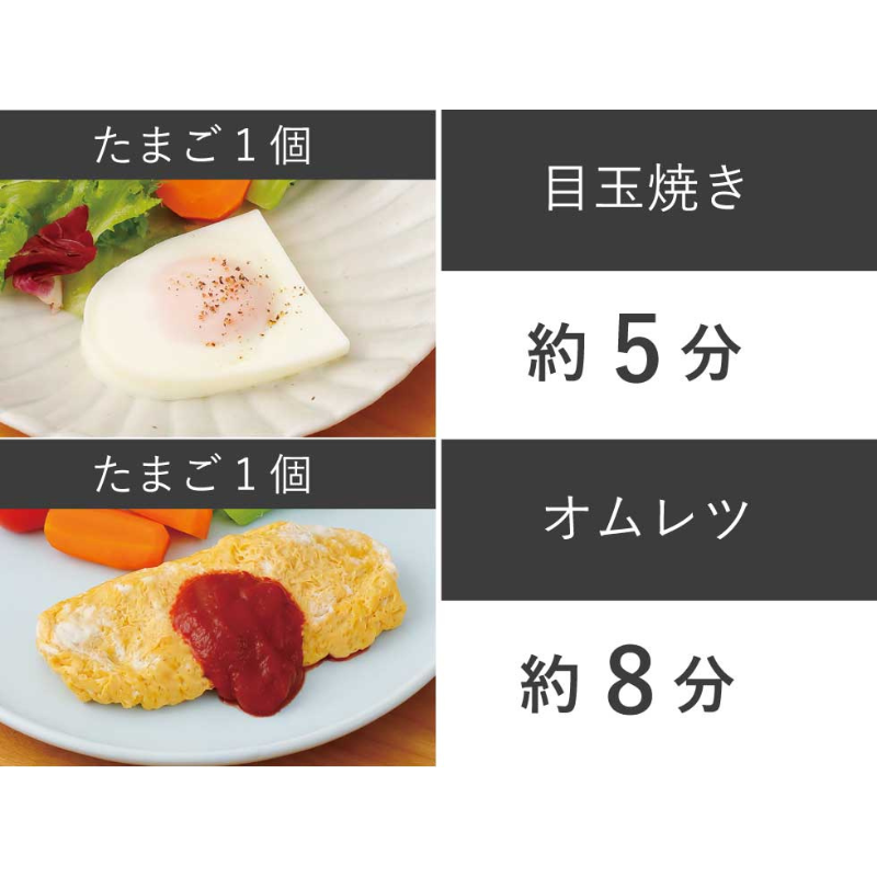 コイズミ エッグスチーマー シルバー KES-0402/S