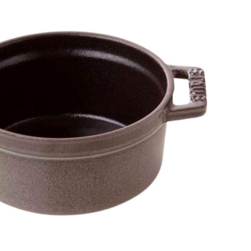 staub ストウブ ピコ・ココット ラウンド 24cm グレー 40500-246 両手 鋳物 ホーロー 鍋 IH対応 グレー 24cm