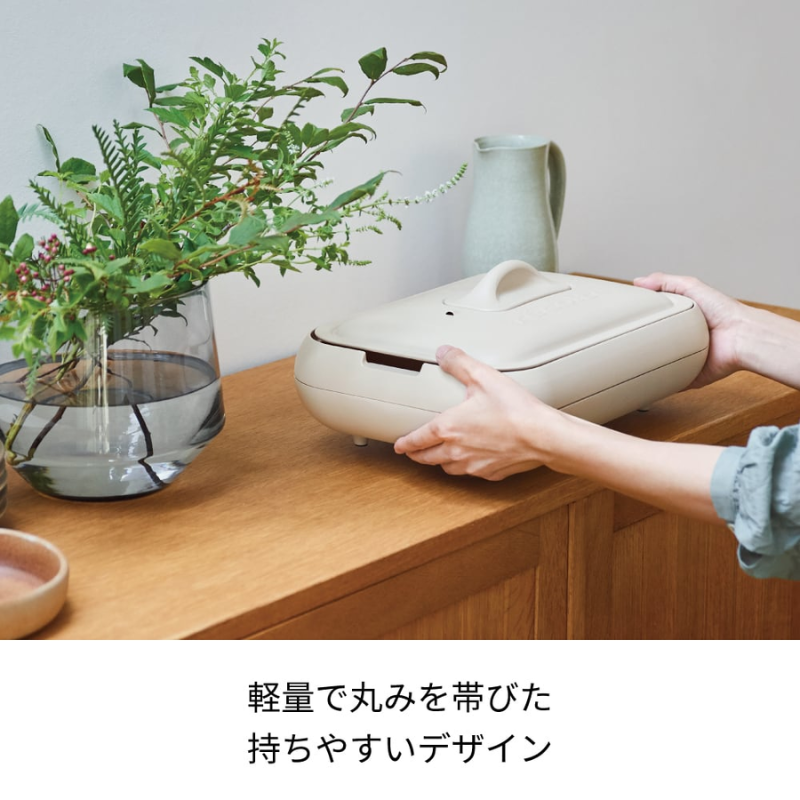 レコルト ホットプレート クリームホワイト RHP-1(W) ホワイト