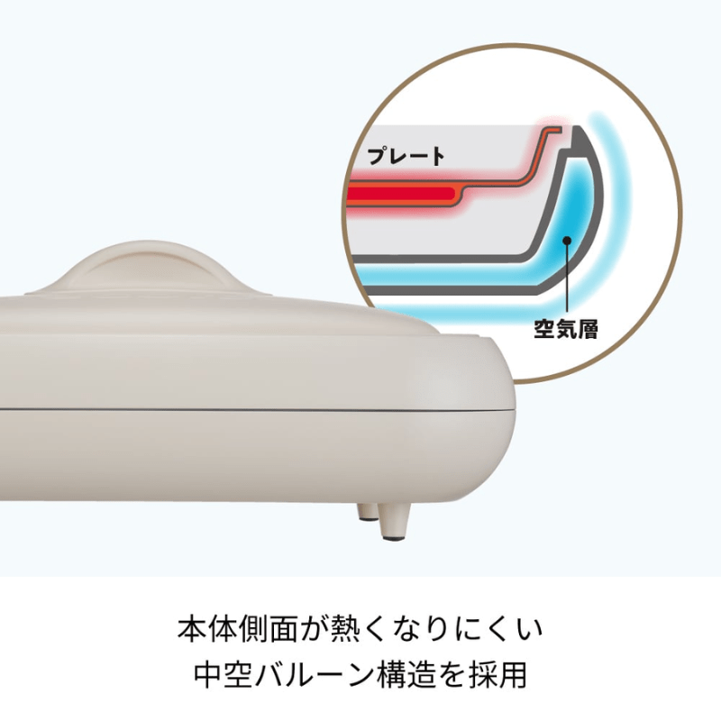 レコルト ホットプレート グレー RHP-1(GY) グレー