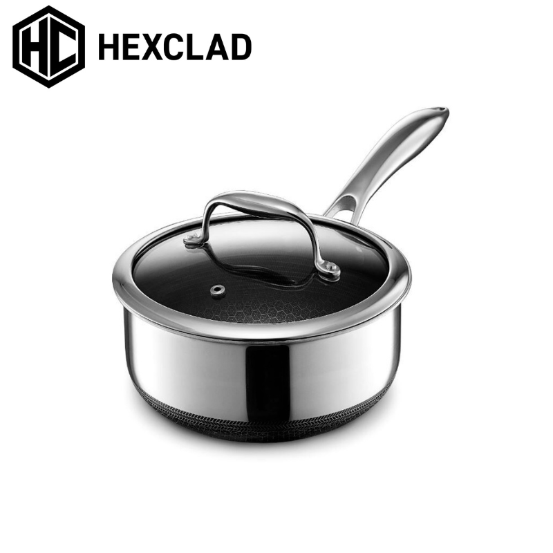 HexClad ヘックスクラッド ハイブリッド 蓋付き鍋 Hybrid Pot With Lid 18cm 1.9L CWPTLD02 18cm
