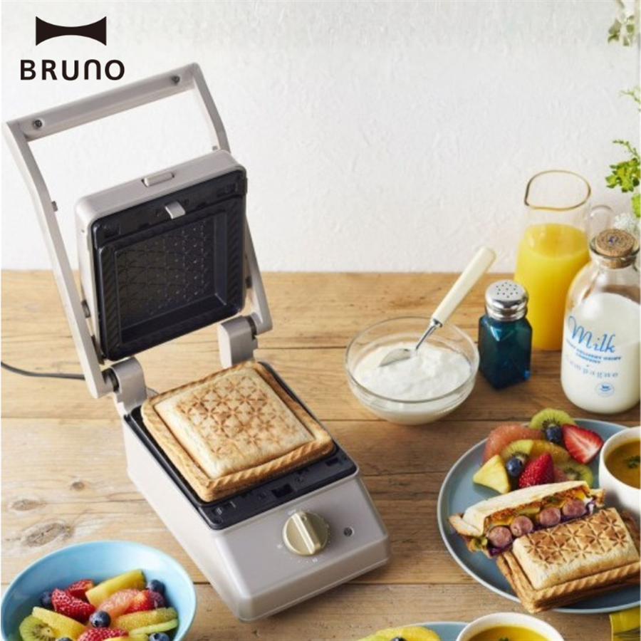 BRUNO ブルーノ グリルサンドメーカー シングル グレージュ BOE083-GRG グレージュ
