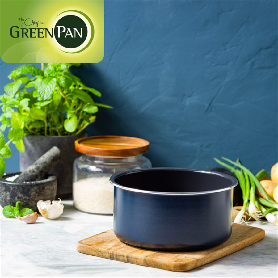 ■単品販売 GreenPan グリーンパン クリックシェフ ソースパン 20cm オックスフォードブルー CC008859-104 オックスフォードブルー 20cm