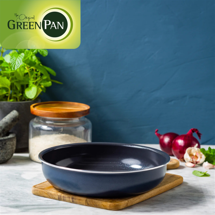 ■単品販売 GreenPan グリーンパン クリックシェフ フライパン 26cm オックスフォードブルー CC008861-104 オックスフォードブルー 26cm