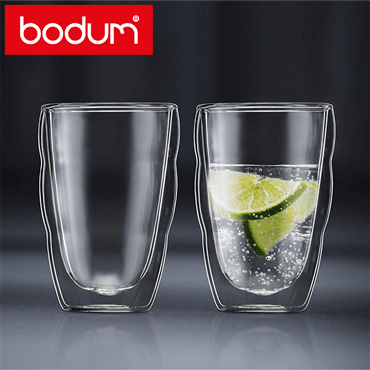 bodum ピラトゥス ダブルウォールグラス 0.35L (2個セット) 10485-10J