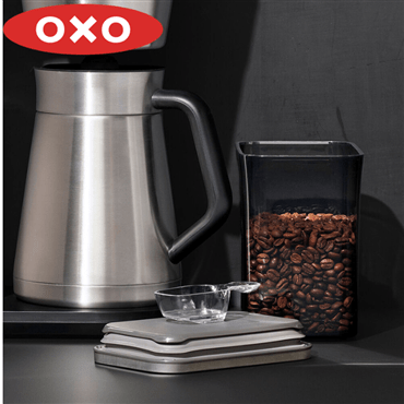 OXO オクソー コーヒー＆ティーポップコンテナ レクタングル (ショート) コーヒースクープ付 3119200