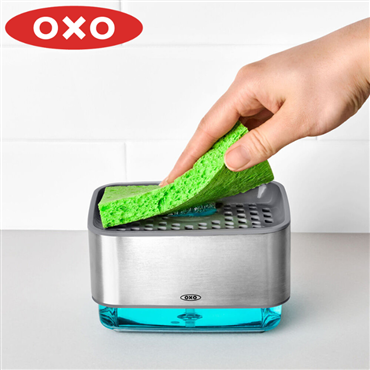 OXO オクソー スポンジホルダー ソープディスペンサー付 12246400