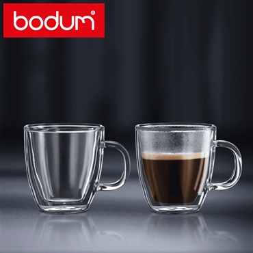 bodum ボダム BISTRO ビストロ ダブルウォールマグ 0.14L (2個セット) 10602-10