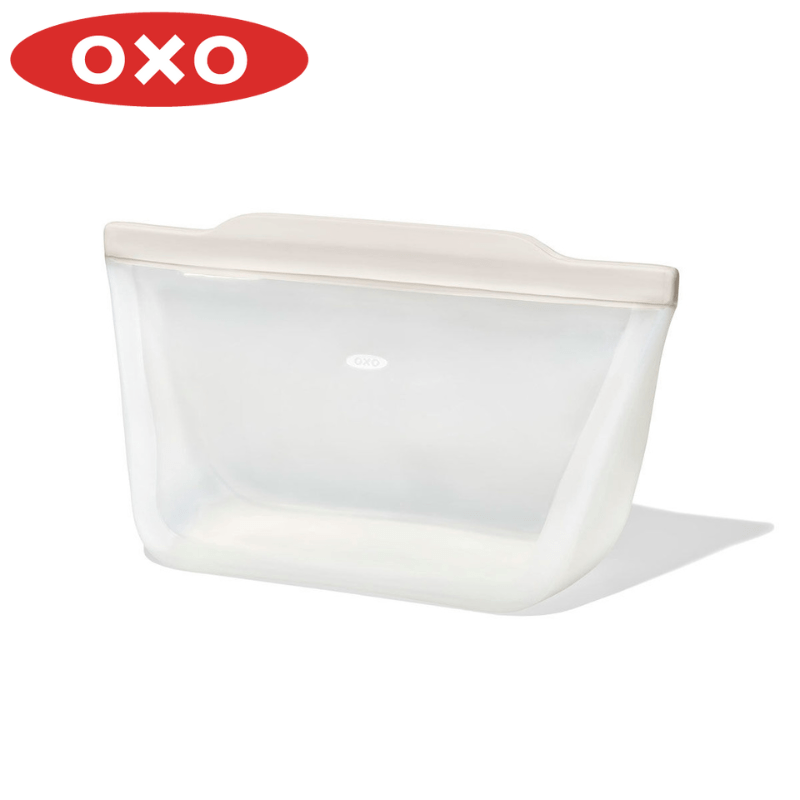 OXO オクソー シリコンスタンドバッグ L オートミール 11386200