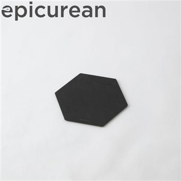 epicurean エピキュリアン 六角カッティングプレート S ブラック 7.4137.3-X2