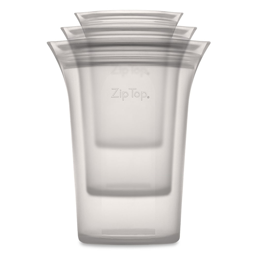 Zip top ジップトップ カップ3点セット グレー Z-CUP3A-02