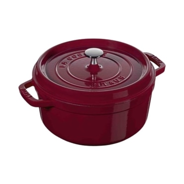staub ストウブ ピコ・ココット ラウンド 24cm ボルドー 40502-294
