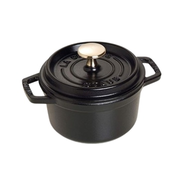 staub ストウブ ピコ・ココット ラウンド 14cm ブラック 40509-476 小さい 両手 鋳物 ホーロー 鍋 IH対応