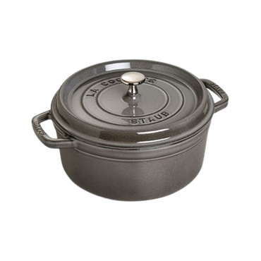 staub ストウブ ピコ・ココット ラウンド 20cm グレー 40509-304 両手 鋳物 ホーロー 鍋 IH対応